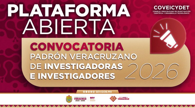 Padrón Veracruzano de Investigadoras e Investigadores 2.0